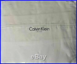 Calvin Klein 4 Piece Cotton King Size Sheet Set 320 Thread Count Sateen Gray