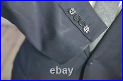 Canali Mens Navy Blue ITALIAN-Made Wool Sport Coat Blazer Jacket SIZE 42R