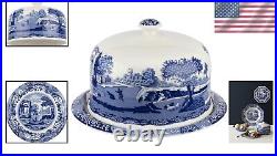 Charming 11.5-Inch Blue Italian Serving Platter Set Ideal for All Occasions