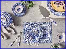 Charming Blue Italian Dinner Plates Set of 4, 10.5 Inch for Elegant Occasions