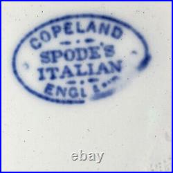 Copeland Spode Square Covered Vegetable Tureen Blue Italian (Old Backstamp)