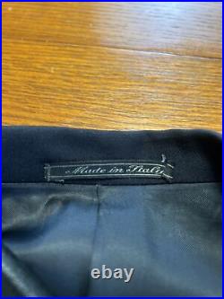 Corneliani Men's Pure Wool Solid Dark Blue Italian Blazer Jacket Sport Coat 44 S