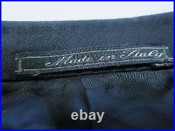 Corneliani Men's Pure Wool Solid Dark Blue Italian Blazer Jacket Sport Coat 45 L