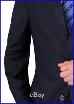 DTI GV Executive Mens Italian Suit Wool 3 Button 2 Piece Jacket Pants