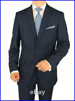 DTI GV Executive Mens Italian Suit Wool Two Button Modern Fit d 2 Piece
