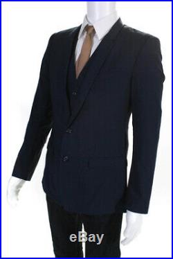 Dolce & Gabbana Mens Notched Collar Slim Fit 2 Piece Blazer Set Size Italian 48