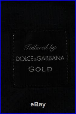 Dolce & Gabbana Mens Notched Collar Slim Fit 2 Piece Blazer Set Size Italian 48