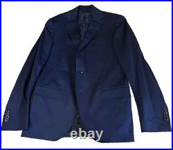 ETRO Blue Italian Cotton Jacket Size 48 (EU 48 / US 38)- Luxury Blowout Sale