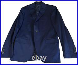 ETRO Blue Italian Cotton Jacket Size 48 (EU 48 / US 38)- Luxury Blowout Sale