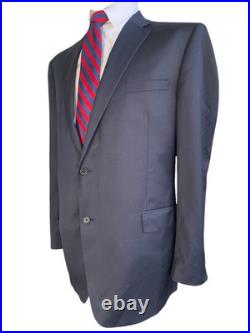 Ermenegildo Zegna Wool-saks Fifth Avenue, Dark Blue Italian Blazer, 48l