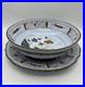 FAENZA-Garofano-Blue-Carnation-Sigma-11-Salad-Mixing-Bowl-13-Plate-Italy-01-umes