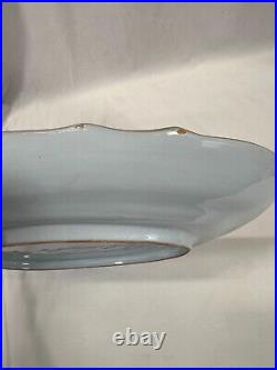 FAENZA Garofano Blue Carnation Sigma Soup Tureen Lid Ladle & Under Plate Italy