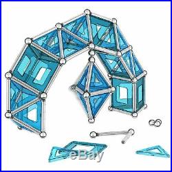 Geomag 025 Pro-L Building Set, Blue And Silver Metal, 174 Pieces