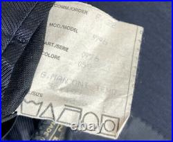 Gianni Manzoni Mens Navy Blue Italian Made Suit 42L Jacket 36W 32L Pants