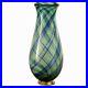 Glass-Murano-Vase-A-Canes-Aventurine-Green-And-Blue-With-Gold-Piece-Collectibles-01-rt