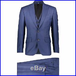 HARDY AMIES 3 PIECE P. O. W Check SOFT ITALIAN WOOL Suit UK38 EU48 C38 x W32 NEW