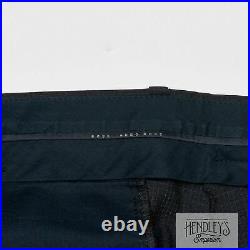HUGO BOSS Suit 42 R Pigeon Blue Subtle Graph Check Wool 2-Piece Edison2/Power