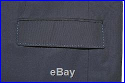 Hugo Boss The Patch Mens Navy Blue Blazer Size 44 Long Contrast Stitch NWOT $495