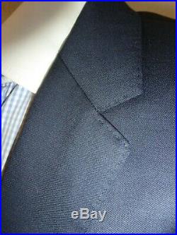 Hugo boss blue winter suit italian guabello fall 2 piece 36 jacket x 32 trousers