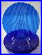 IVV-Italy-Cobalt-Blue-Glass-Dinner-Plates-Large-Set-of-FOUR-11-Round-01-xphw