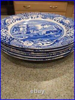 Italian Blue Spode Complete Dinner Set, 30 Pieces, Made In England