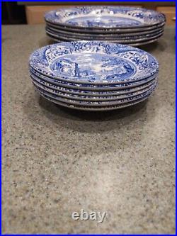 Italian Blue Spode Complete Dinner Set, 30 Pieces, Made In England