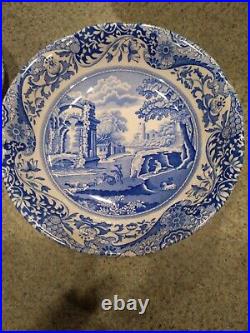 Italian Blue Spode Complete Dinner Set, 30 Pieces, Made In England