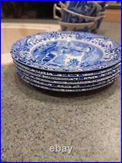 Italian Blue Spode Complete Dinner Set, 30 Pieces, Made In England