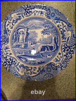 Italian Blue Spode Complete Dinner Set, 30 Pieces, Made In England