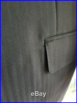 Italian Canali Best Suit Chest 42 W 34 L 30 French Navy Blue Wool 2 Piece