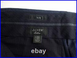J. CREW Ludlow Slim Suit 36S Excellent Condition Blue Italian Fabric