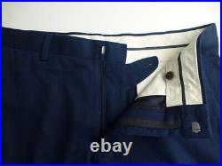 J. CREW Ludlow Slim Suit 40R W32 Excellent Condition Blue Italian Cotton