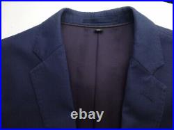 J. CREW Ludlow Suit 36R W30 Blue Italian Cotton Slim CARPINI