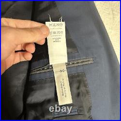 J. CREW Ludlow Suit 36R W30 Blue Italian Cotton Slim CARPINI