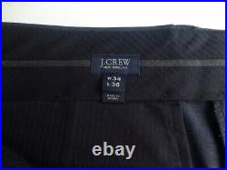 J. CREW Ludlow Suit 42L W34 Excellent Condition Blue Italian Fabric