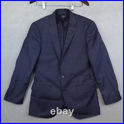 J Crew Ludlow Jacket Blazer Men 36S Blue Italian Wool Tollegno 1900 EUC