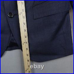 J Crew Ludlow Jacket Blazer Men 36S Blue Italian Wool Tollegno 1900 EUC