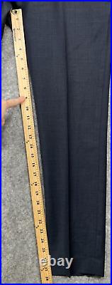 J. Crew Ludlow Slim Fit Suit Mens 34S Blue Italian Worsted Wool 30x28 Pants 2 Pc