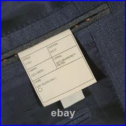 J Crew Ludlow Suit Mens 40 Jacket 33x30 Pants Blue Italian Wool Tollegno 1900