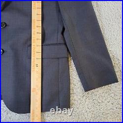 J Crew Ludlow Suit Mens 40 Jacket 33x30 Pants Blue Italian Wool Tollegno 1900