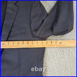 J Crew Ludlow Suit Mens 40 Jacket 33x30 Pants Blue Italian Wool Tollegno 1900