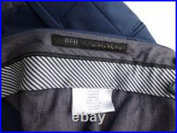 J. Hilburn Suit 53 W48 Excellent Condition Blue Italian Fabric Canonico