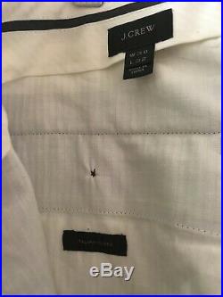 Jcrew Ludlow 2 Piece Suit 36R Pants 30 x 32 Cotton Linen Echo Blue EUC orig $456