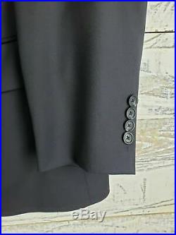 John W Nordstrom Mens Navy Blue Italian Wool Suit 2 Piece 2 Button 40R W34