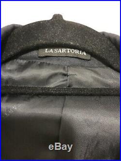 La Sartoria Stylish Italian 2-piece business suit Navy Blue Size Eur 56 (D201)