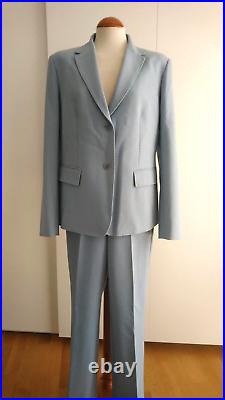 MAX MARA WEEKEND Blazer UVA & RANA Pant Suit Light Blue Italian 50/US 16