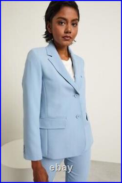 MAX MARA WEEKEND Blazer UVA & RANA Pant Suit Light Blue Italian 50/US 16