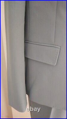 MAX MARA WEEKEND Blazer UVA & RANA Pant Suit Light Blue Italian 50/US 16