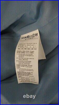 MAX MARA WEEKEND Blazer UVA & RANA Pant Suit Light Blue Italian 50/US 16