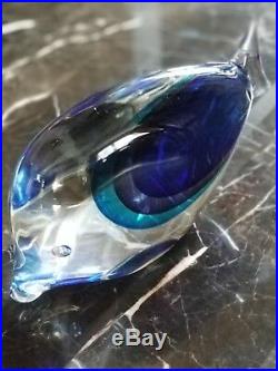 MURANO GLASS FISH 1970's early 80's piece 7 1/2 Pounds preowned